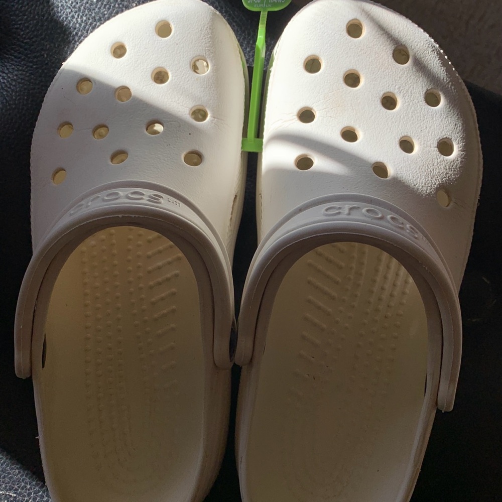 CROCS Women's Cream Mules